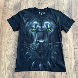 NWOT Liquid Blue King Panther Black Athletic T-Shirt Size Small